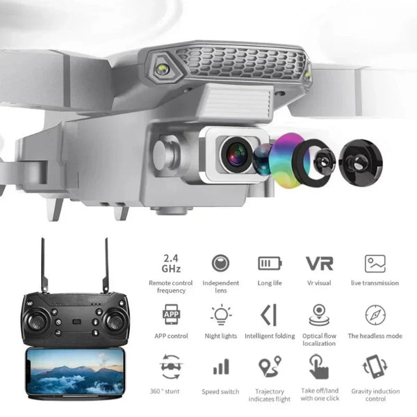 Drone E88 PRO MAX DUAL Camara 4K