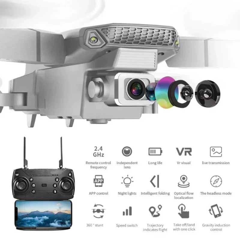Drone E88 PRO MAX DUAL Camara 4K
