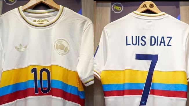 CAMISETA COLOMBIA  100 AÑOS