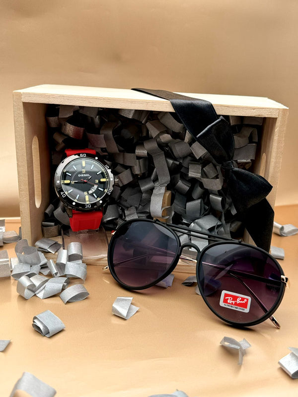 COMBO DE LUJO RELOJ + GAFAS