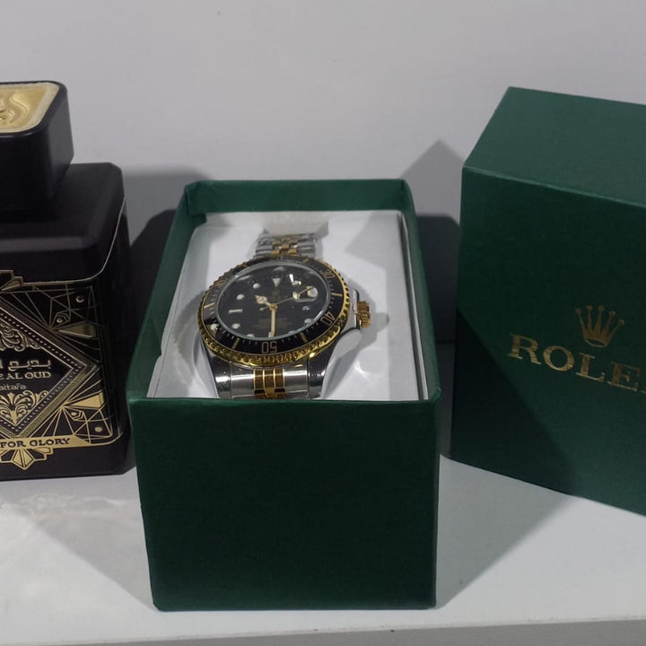 PERFUME LATAFFAOUDFORGLORY + RELOJ ROLEX