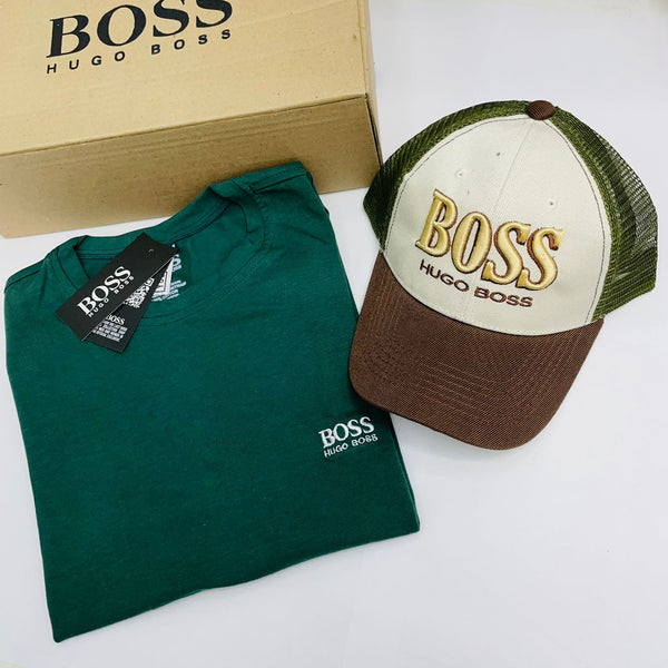 COMBO CAMISETA + GORRA HUGO BOSS