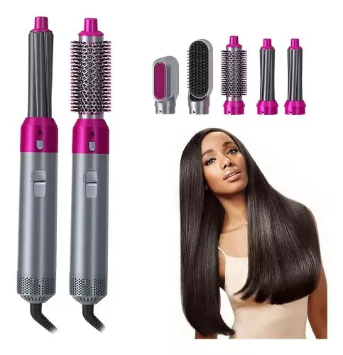 KIT CEPILLO 5 EN 1 Y TOALLA TURBANTE MIC