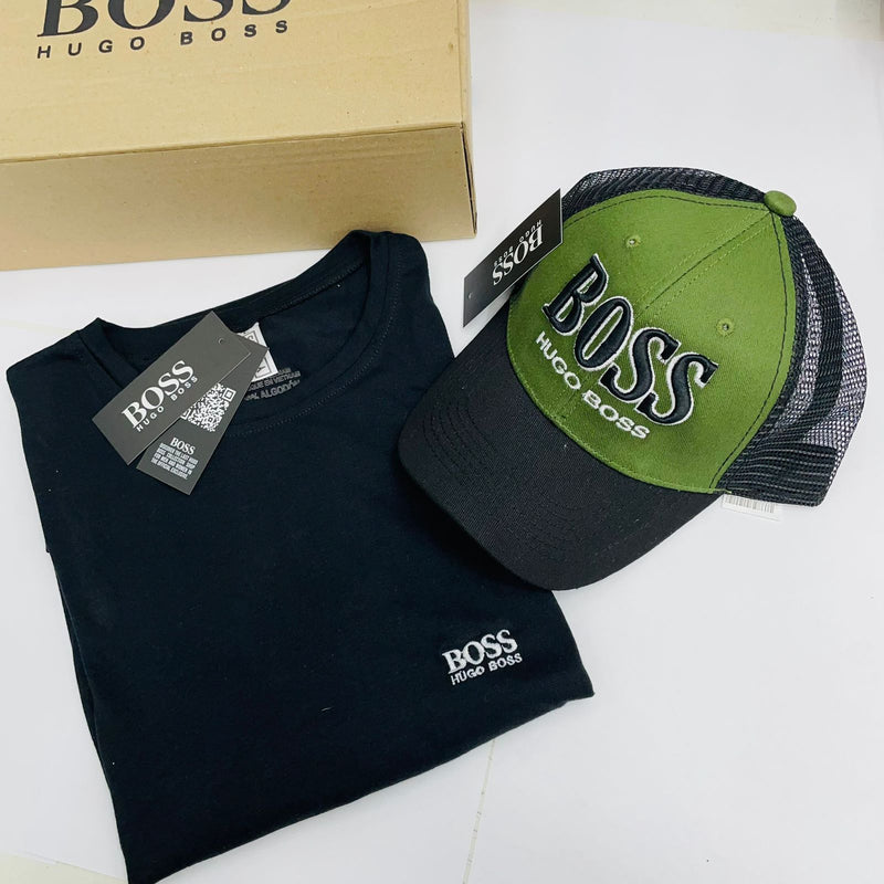 COMBO CAMISETA + GORRA HUGO BOSS
