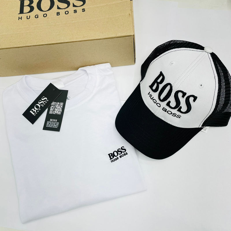 COMBO CAMISETA + GORRA HUGO BOSS