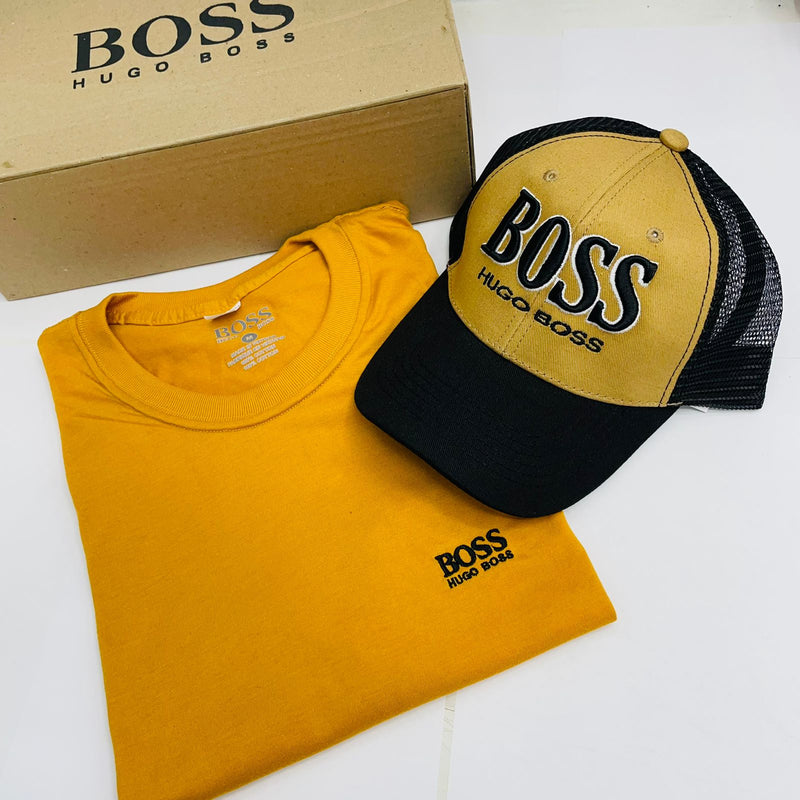 COMBO CAMISETA + GORRA HUGO BOSS