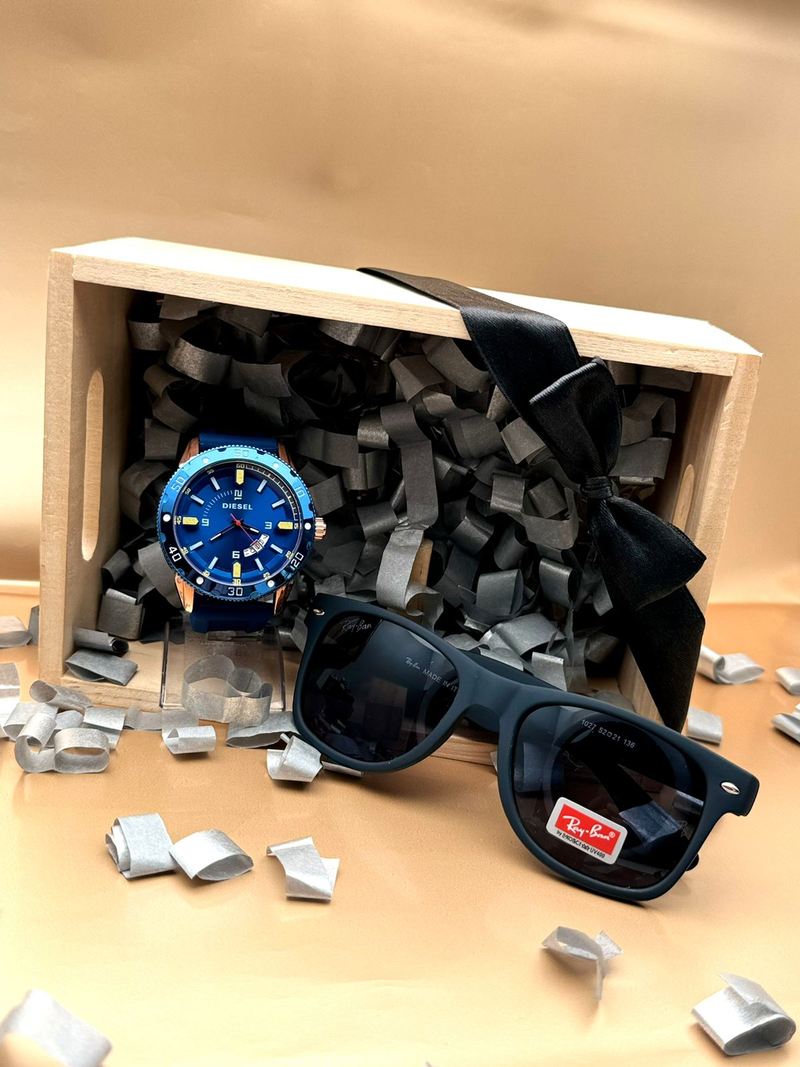 COMBO DE LUJO RELOJ + GAFAS