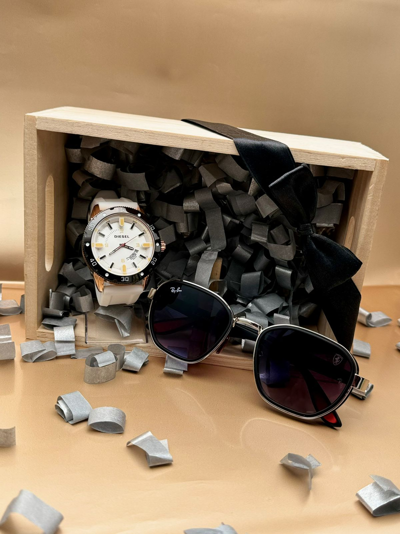 COMBO DE LUJO RELOJ + GAFAS