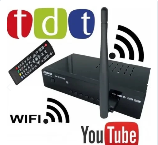 Decodificador Tdt Con Wifi+ Antena +cont