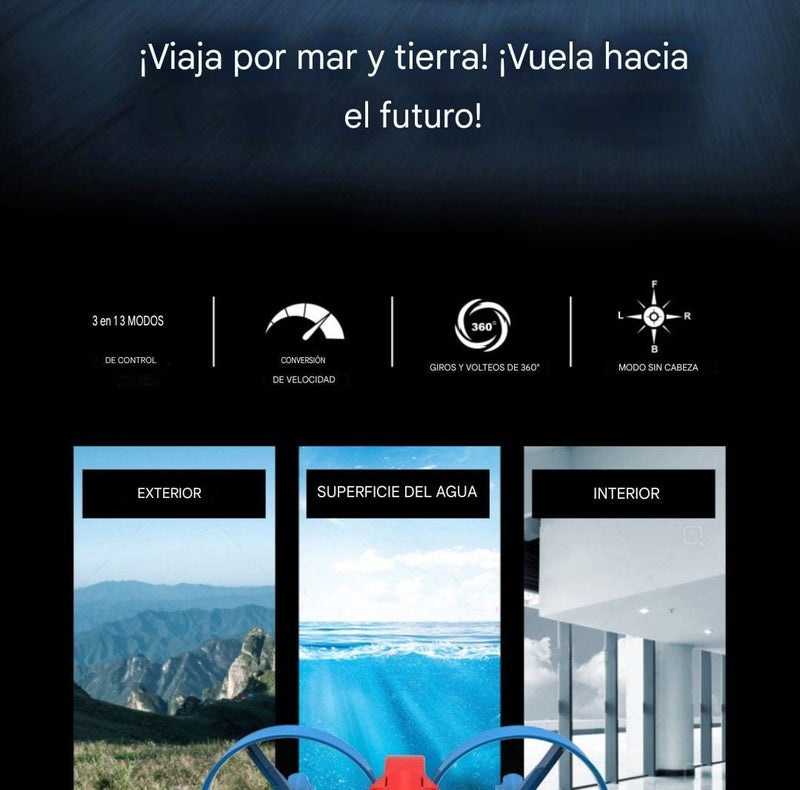 Mini Dron Aerodeslizador